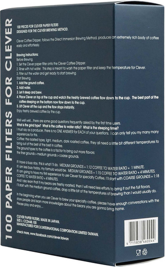 Clever Dripper Koffiefilters 100 stuks