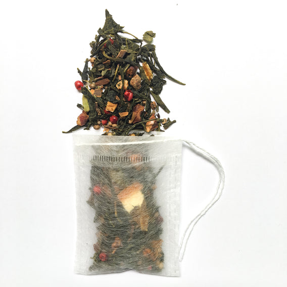 Biologisch afbreekbare theefilters